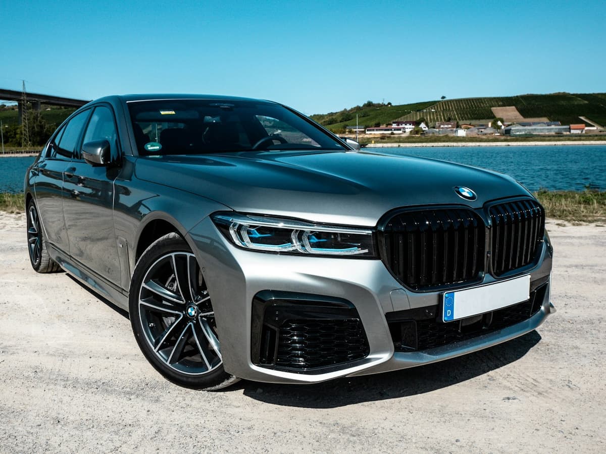Exterior detail — luxury sedan